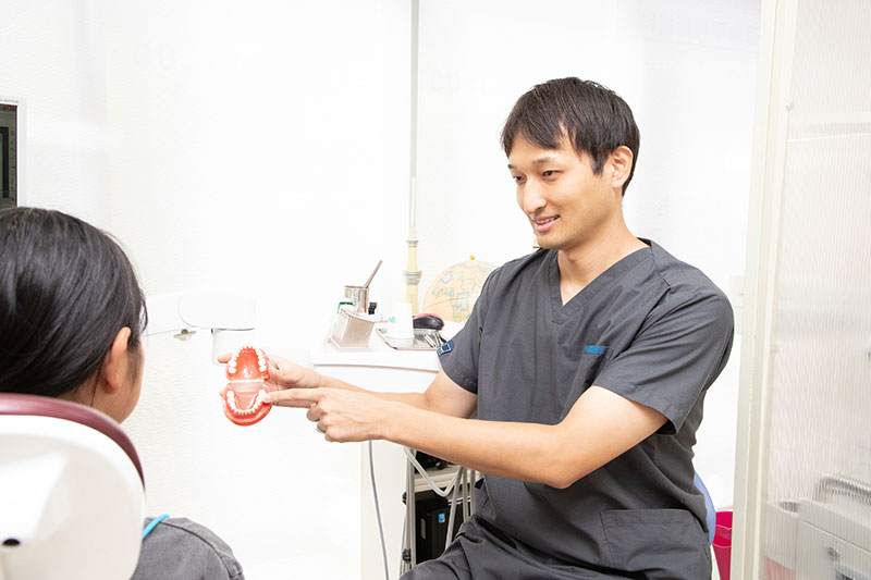 まずは歯医者さんの練習から